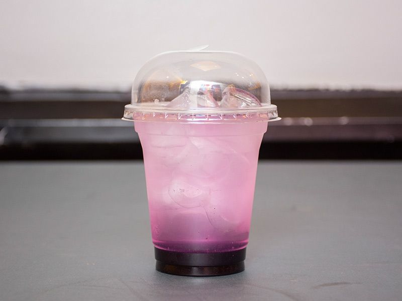 Red Bull With Blueberry Cocktail