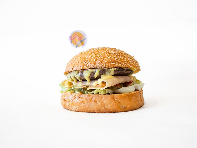 Black Jack Burger Sandwich