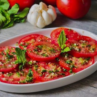 3 grilled tomatoes