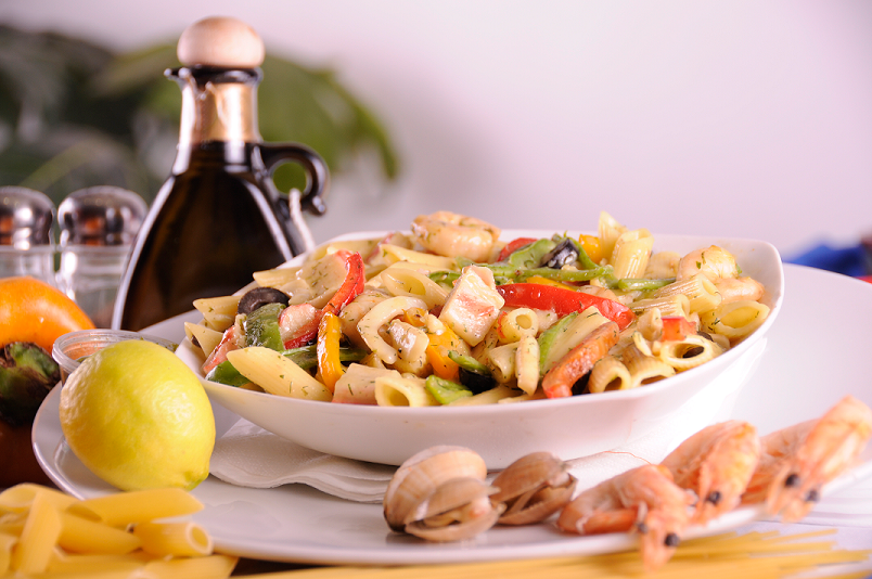 Oriental Sausage Negresco White Sauce Pasta