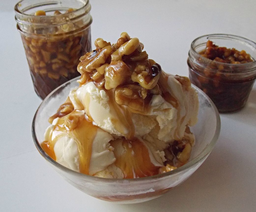 Walnut Caramel Ice Cream