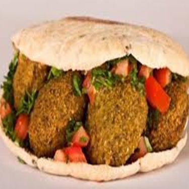 Mix Taamia With Baba Ghannoug Sandwich
