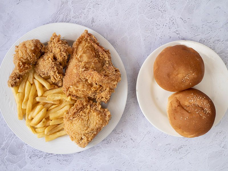 4 Broasted Pieces Meal
