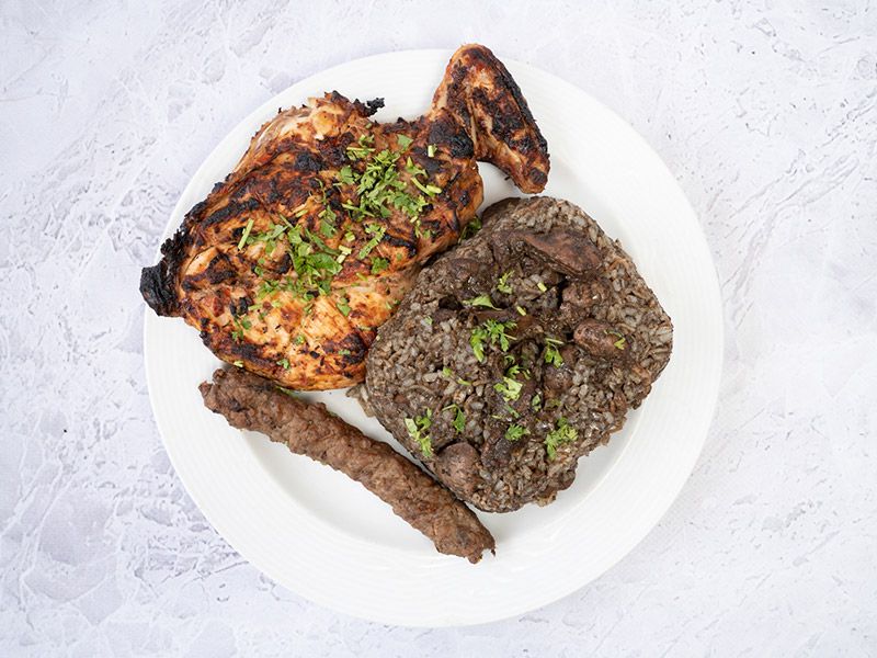 Liver With Rice Meal