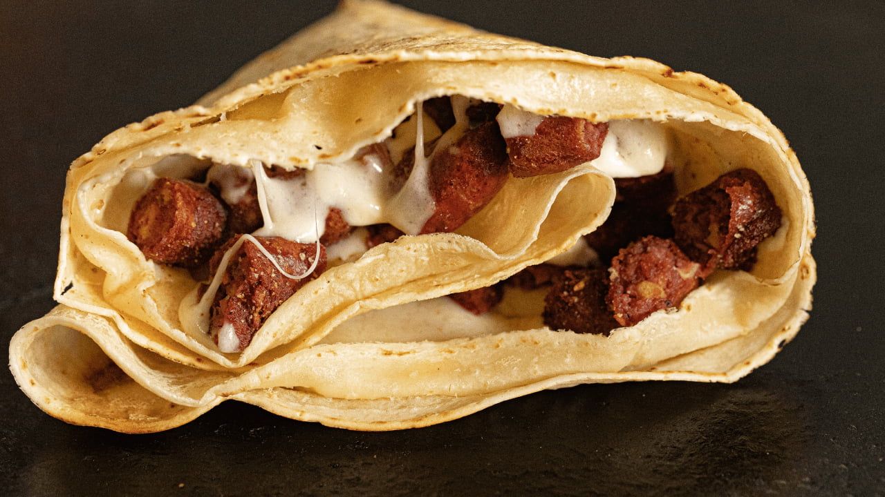 Oriental Sausage Crepe
