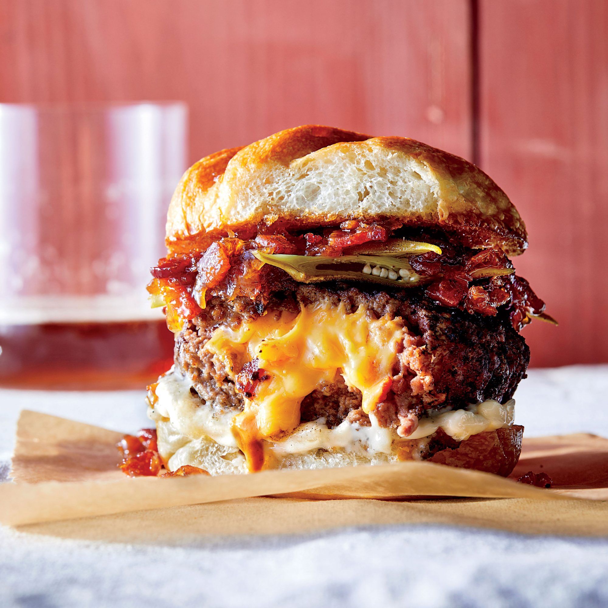 Jucy Lucy Burger Sandwich