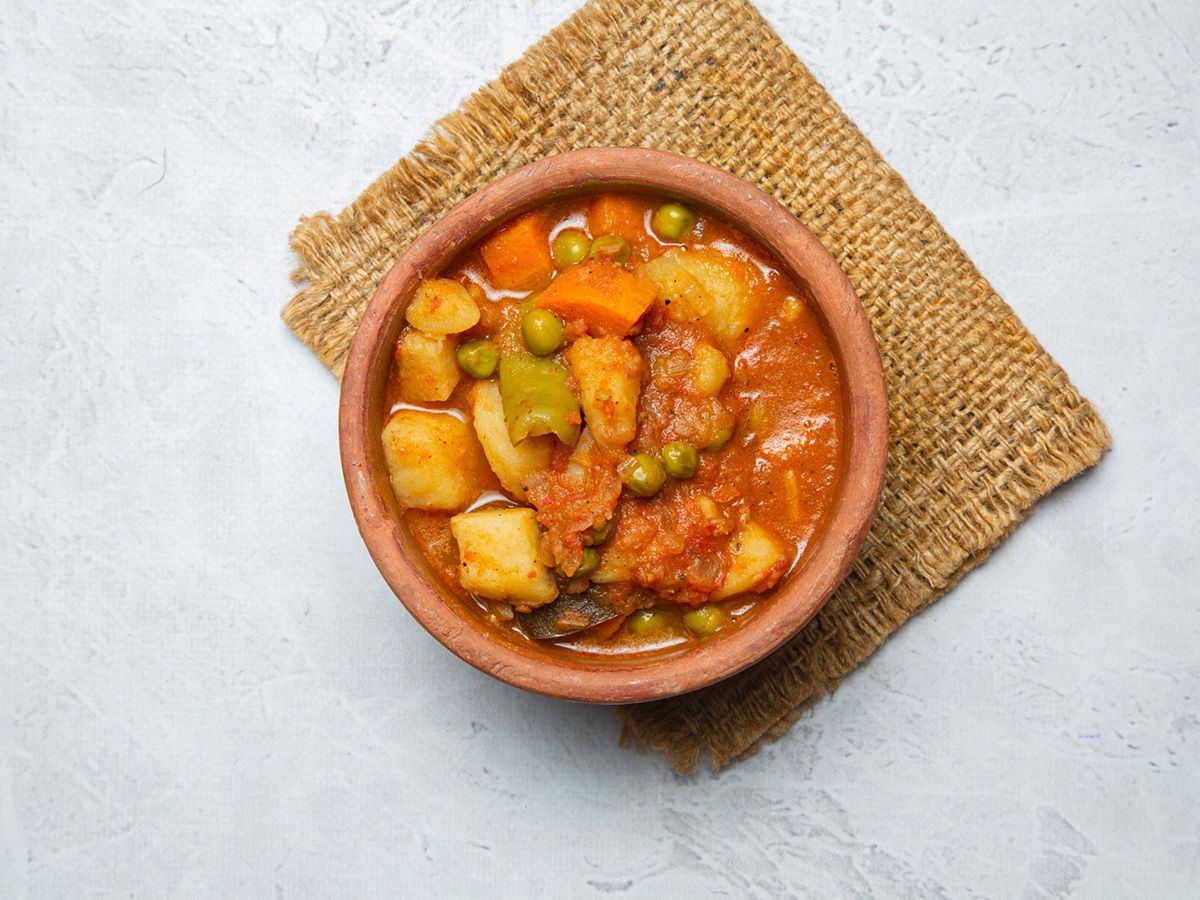 Mixed Vegetable Casserole With Meat