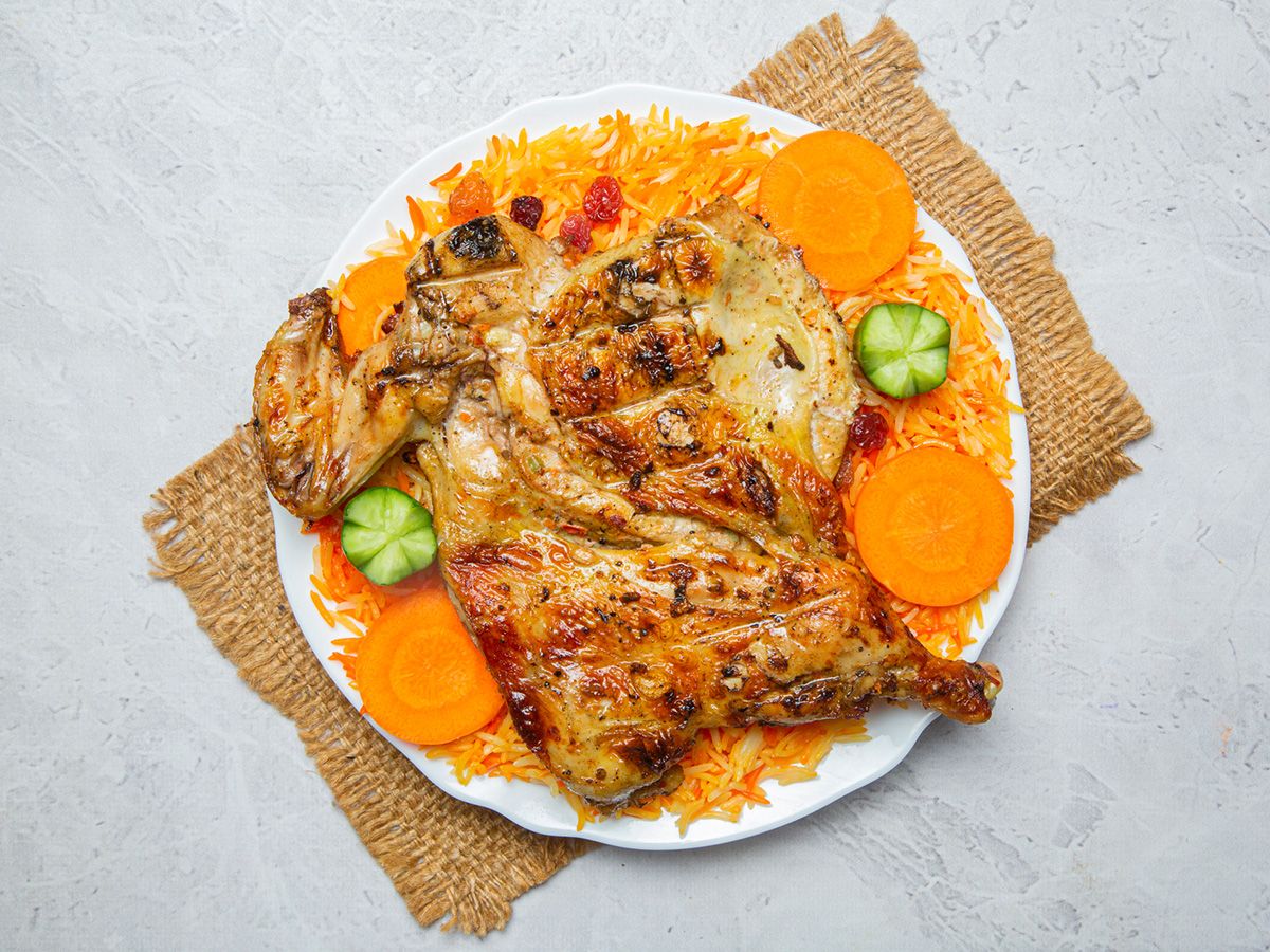 Half Grilled Chicken