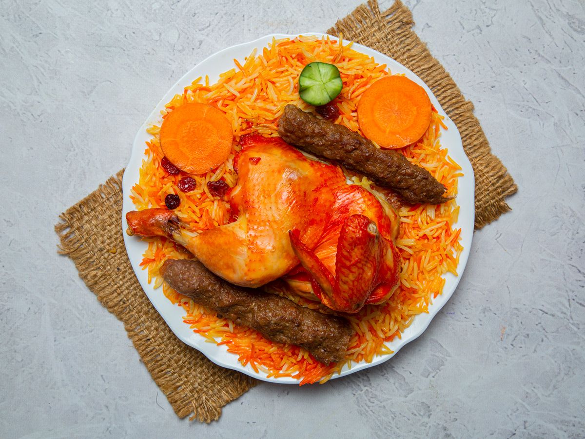 Meal 1/2 Chicken And 1/8 Kofta