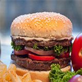Double Burger Sandwich