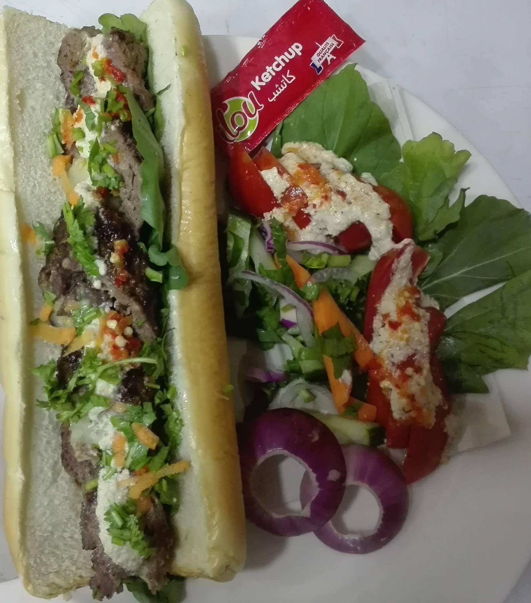 Grilled kofta Sandwich