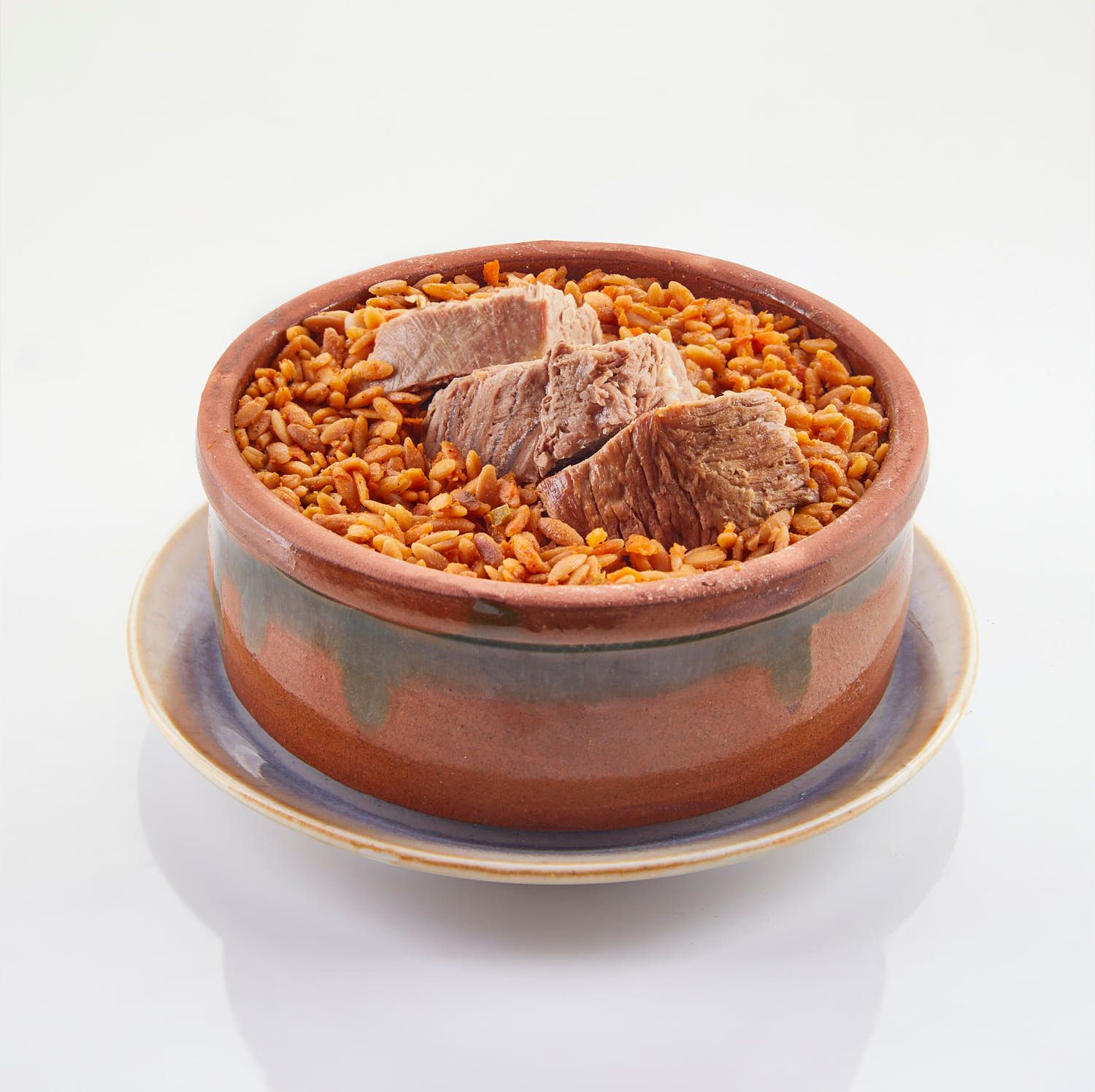 Orzo Tagine With Meat + Salad