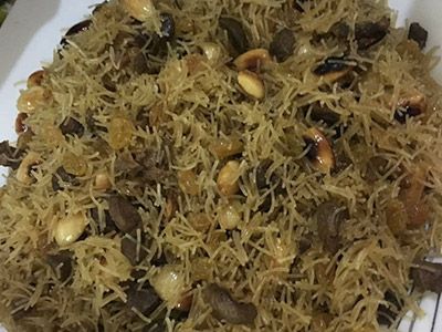 Rice With Nuts Platter