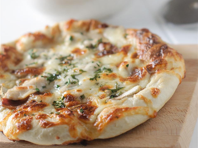Alfredo Chicken Pizza Sandwich
