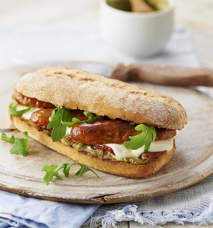 Turkish Grilled Oriental Sausage Sandwich