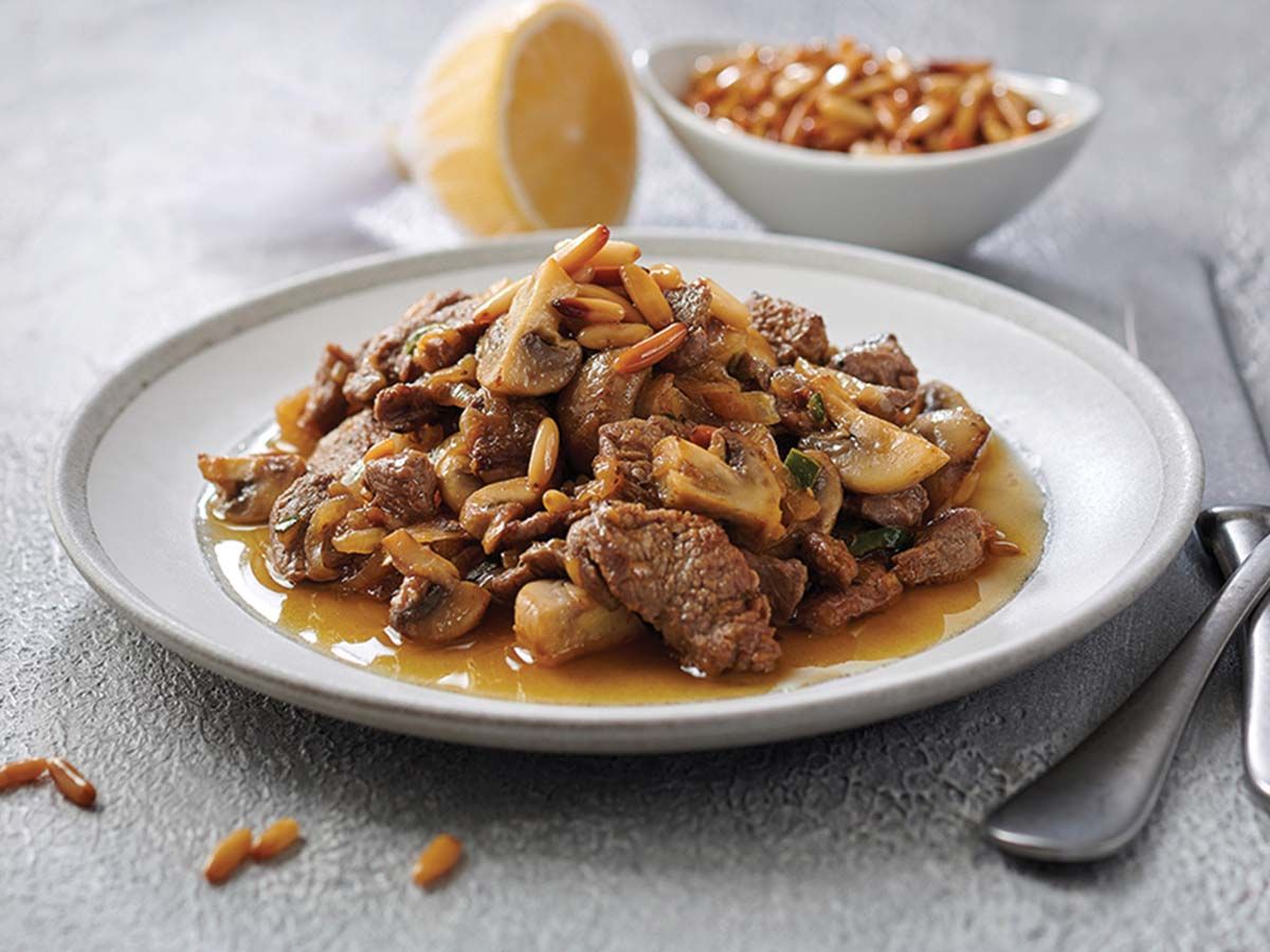 Meat With Mushroom