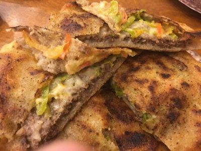 Oriental Sausage With Pastrami Hawawshi