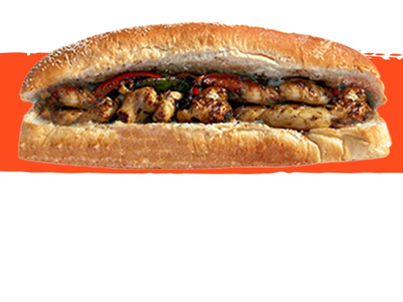 Squid Fajita Sandwich
