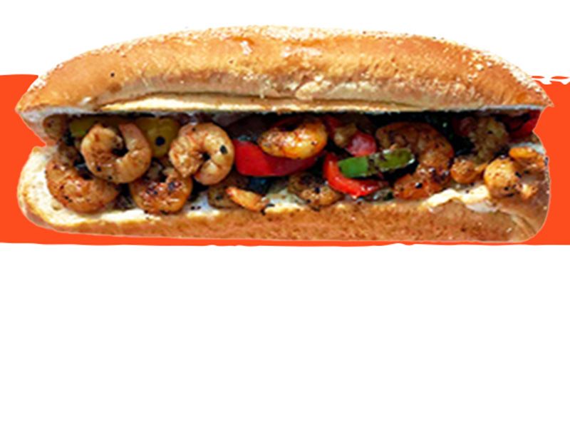 Shrimp Fajita Sandwich