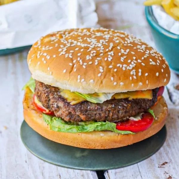 Plain Burger Sandwich