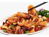 Chili Prawns With Shells
