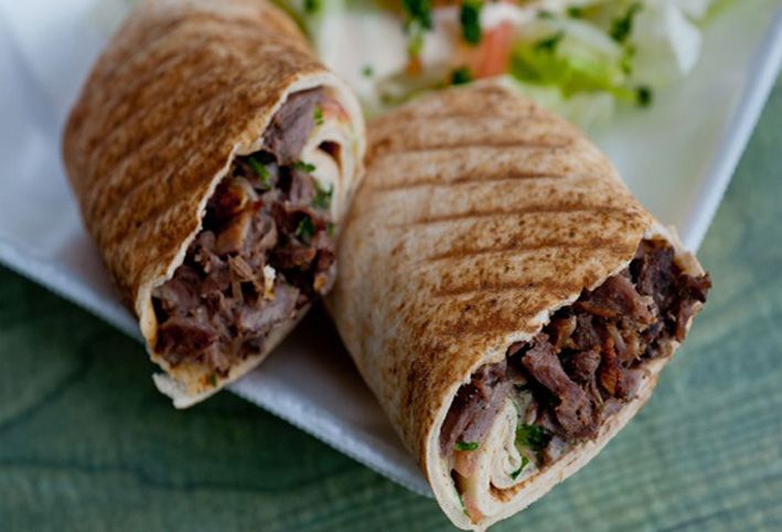 Meat Shawerma Sandwich French Bread