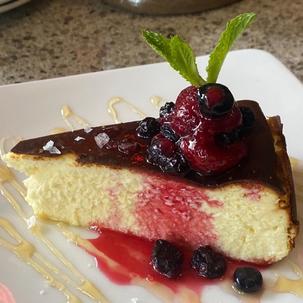 San Sebastian Blueberry Cheesecake