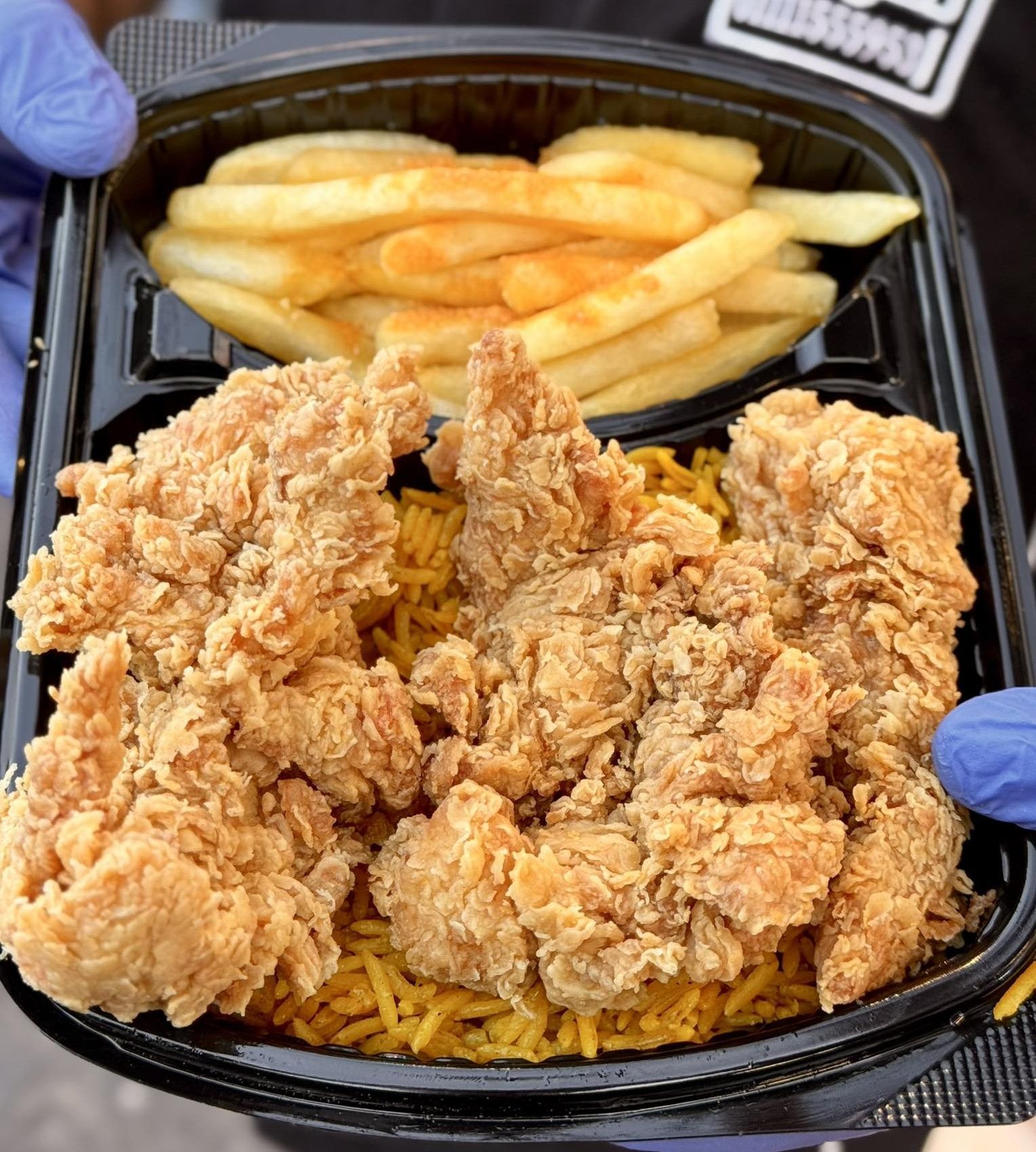 3 pieces of crispy breasts