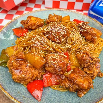 Chinese chicken noodles