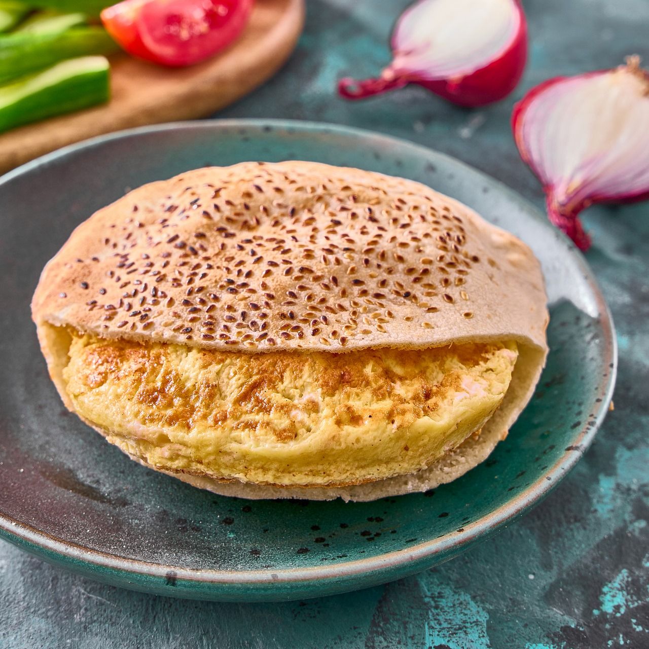 Plain Omelette Sandwich