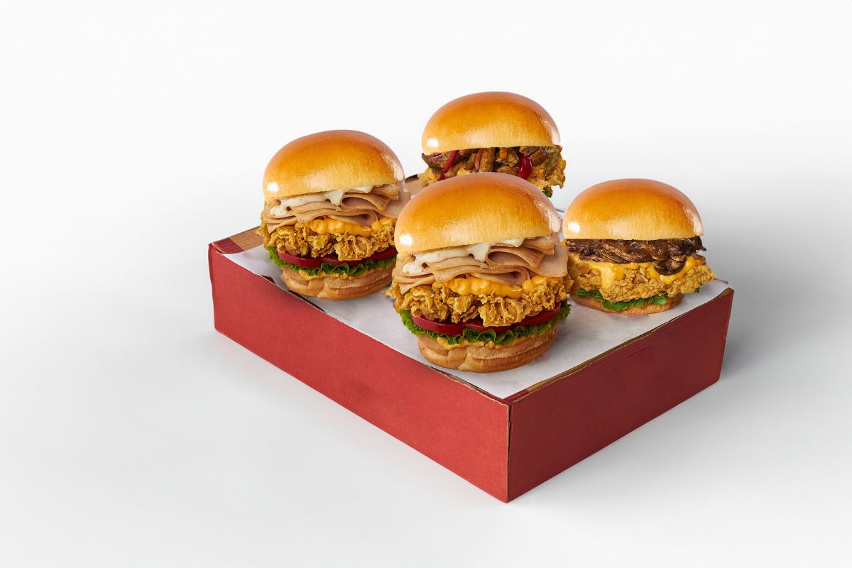 Brioche Chicken Box 4 Sandwiches