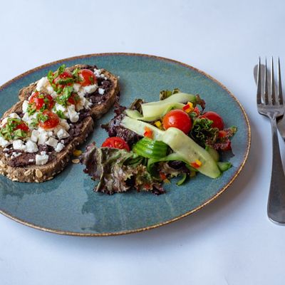 Greek feta tartine Breakfast