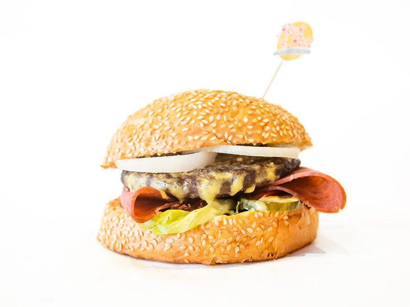 Hot Holy Burger Sandwich