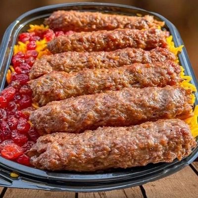 A kilo of kofta with rice