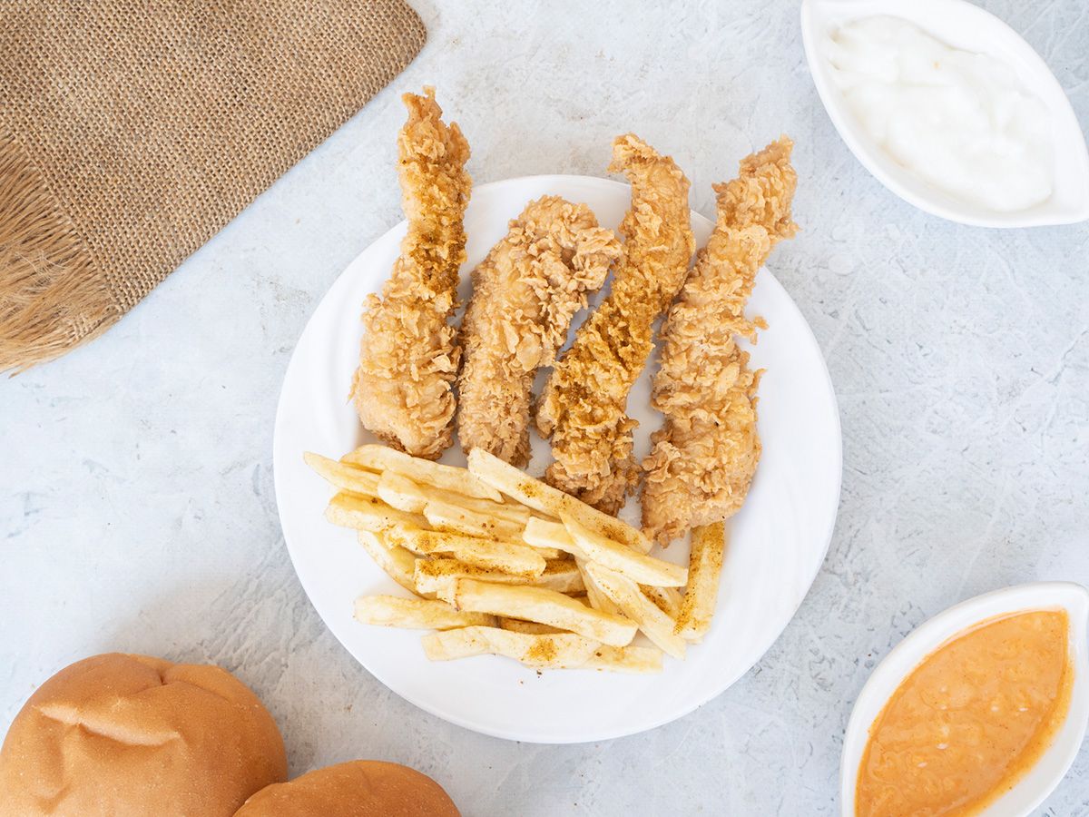 4 pieces strips meal