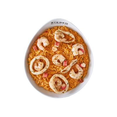 Grilled Seafood Risotto