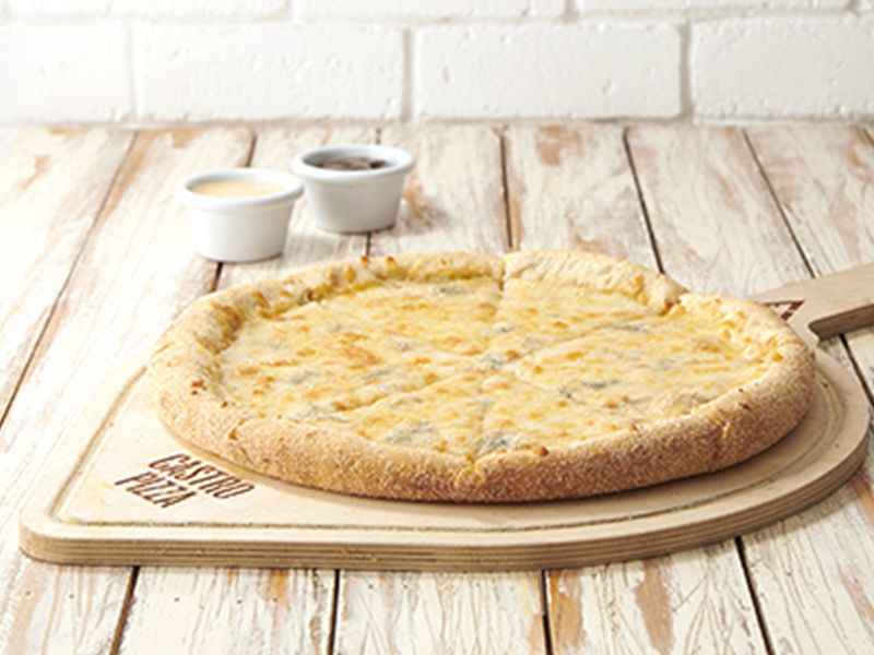 Four Cheese Pan Crust Pizza