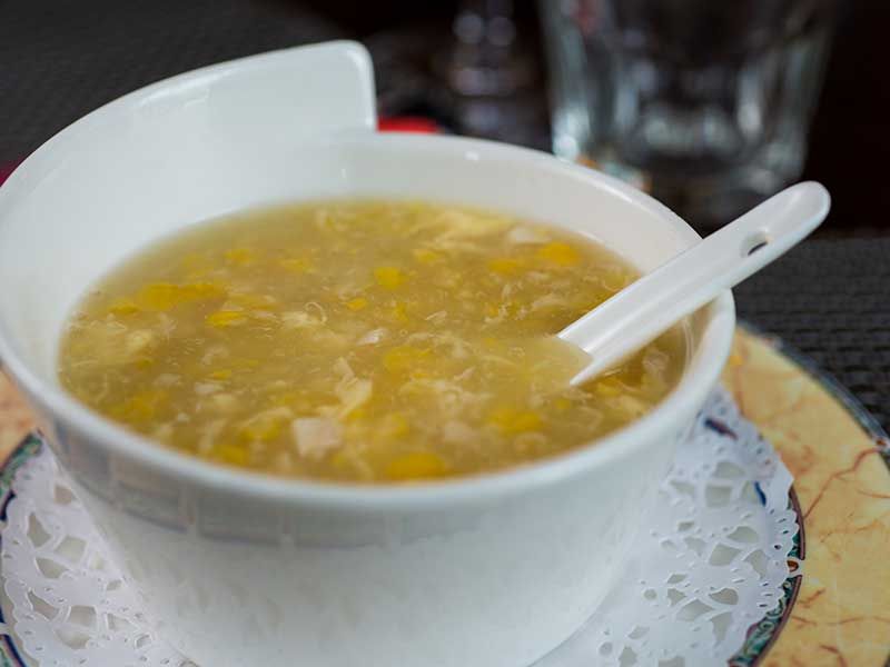 Cream With Sweet Corn Soup