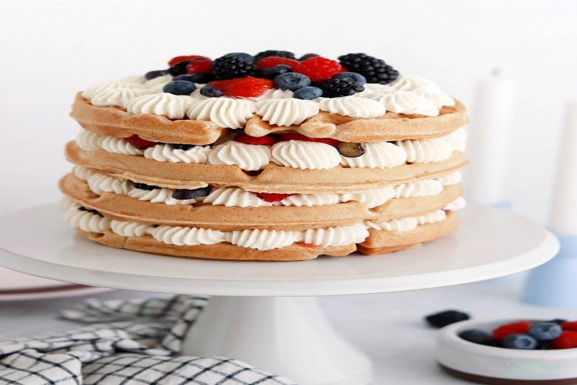 4 layers Waffle Torte