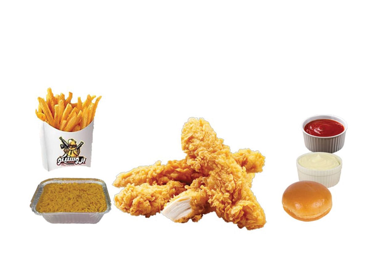 4 Chicken Strips pieces