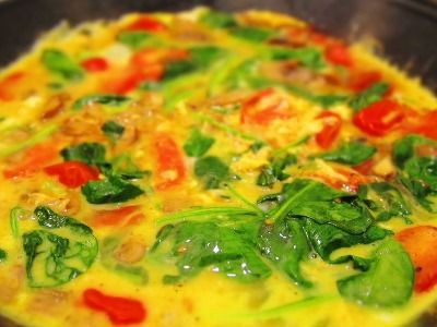 Vegetable omelet