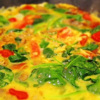 Vegetable omelet