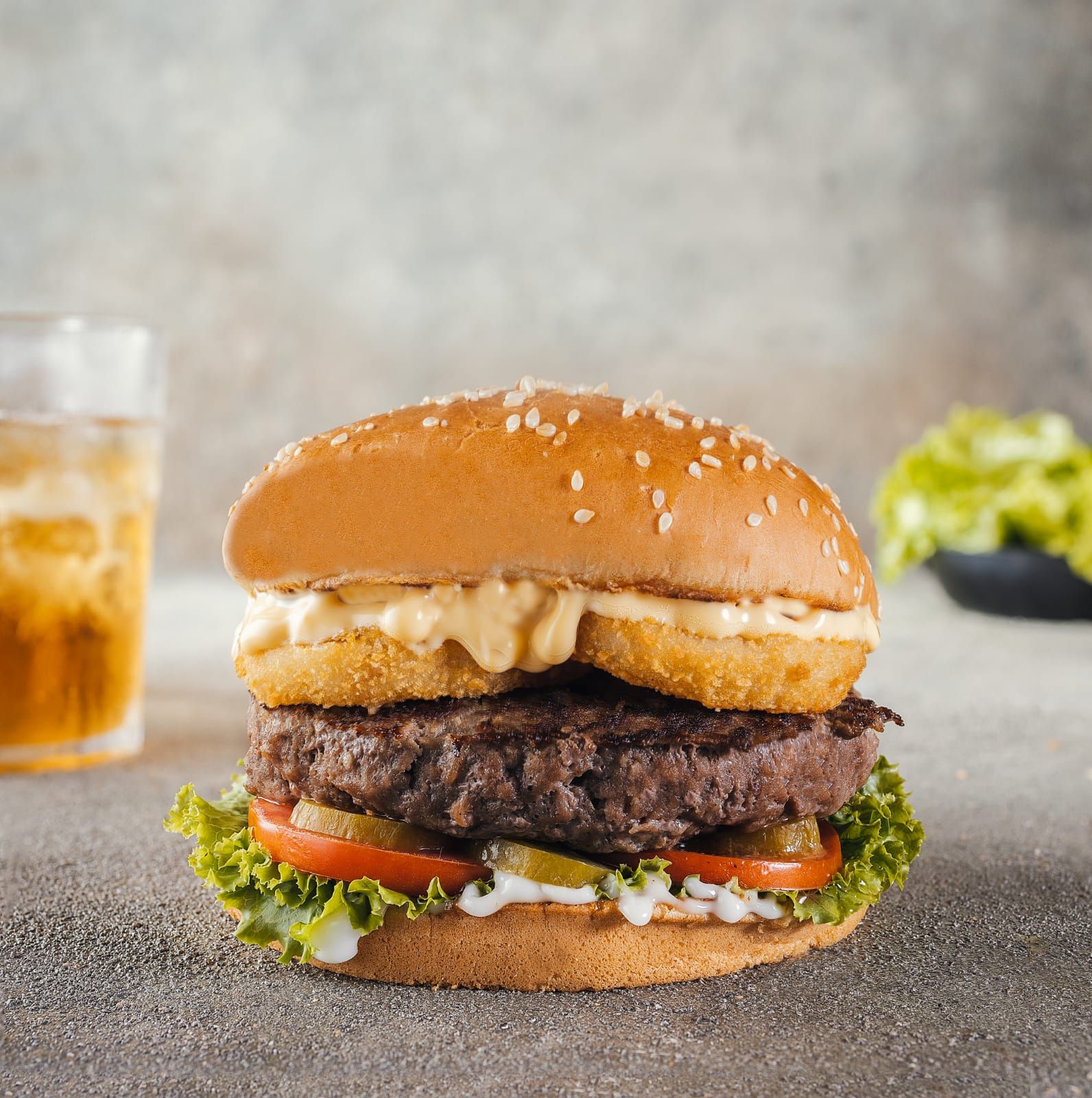 Cowboy Burger Sandwich