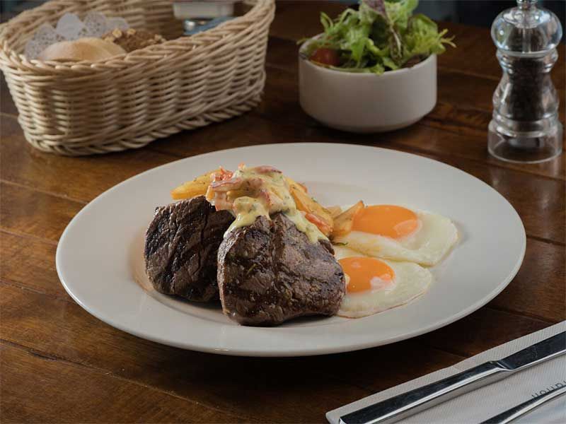 Filet Mignon And Lobster Bearnaise