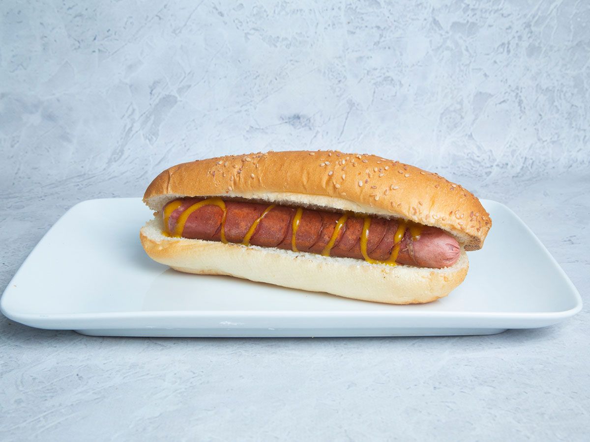 Beef Hot Dog Sandwich