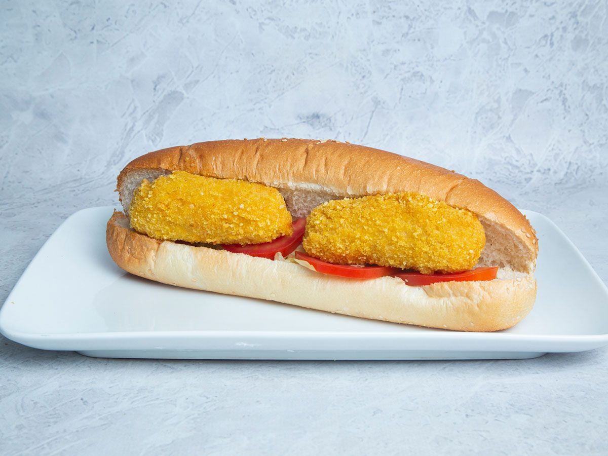 Chicken Cordon Bleu With Cheese Sandwich