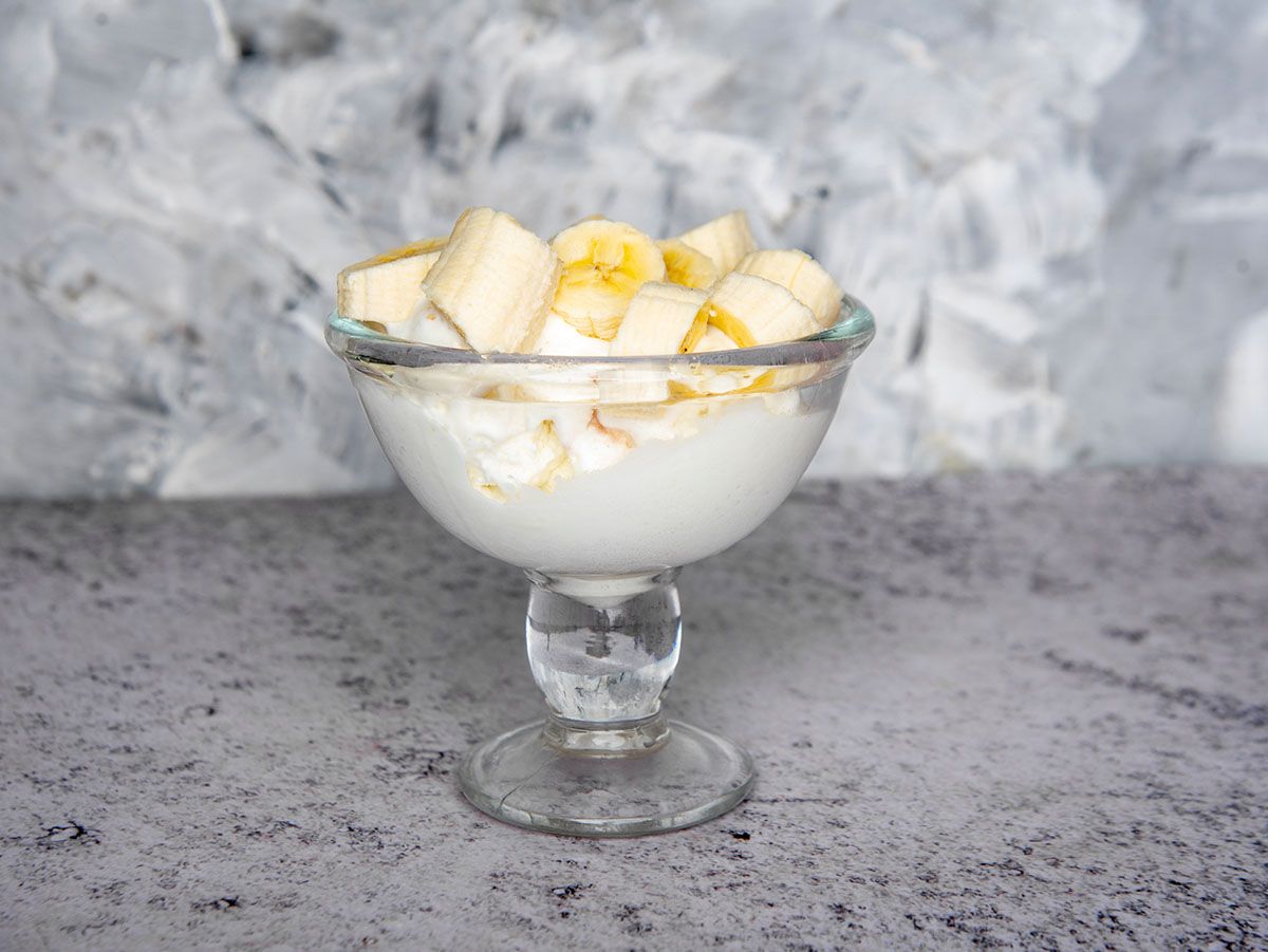 Banana With Ice Cream