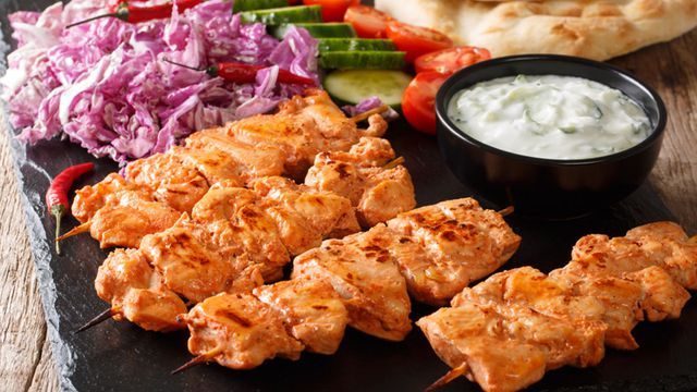 Charcoal Shish Tawook Meal