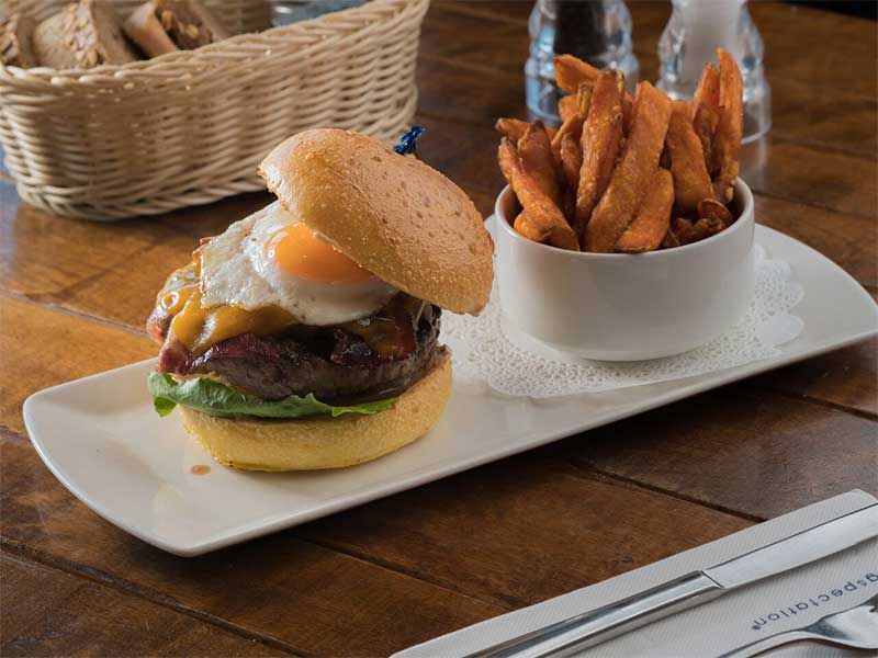 The Bad Boy Beef Burger Sandwich