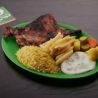 Quarter Charcoal Chicken Thigh